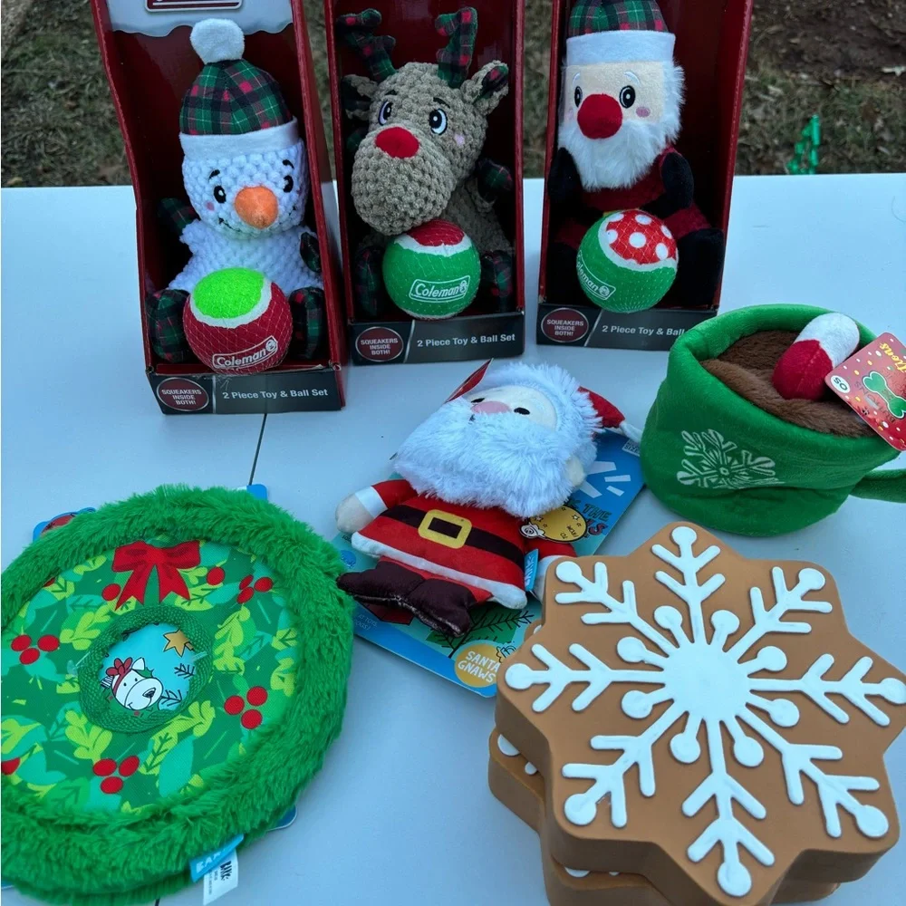 Christmas Dog Toy - Assortment of Various Pet Toys - choose One all are BNWT
